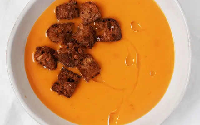 Butternut Squash Soup with Five Spice