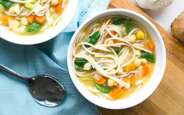 Chickpea Noodle Soup
