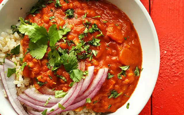 Spicy Red Lentil Curry