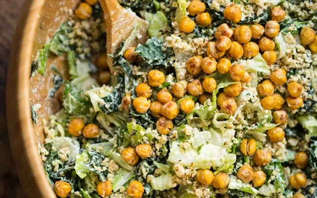 Crowd-Pleasing Vegan Caesar Salad